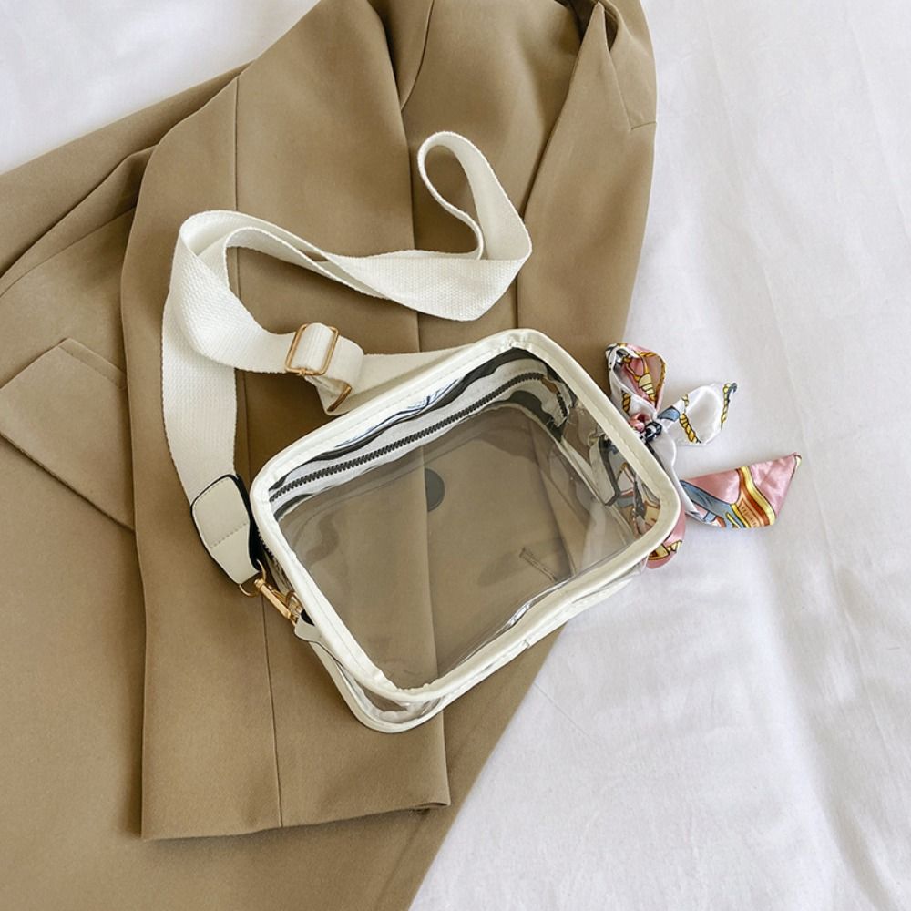 Jelly Bag Clear Pvc - Şeffaf Jöle Çapraz Askılı Çanta Jöle