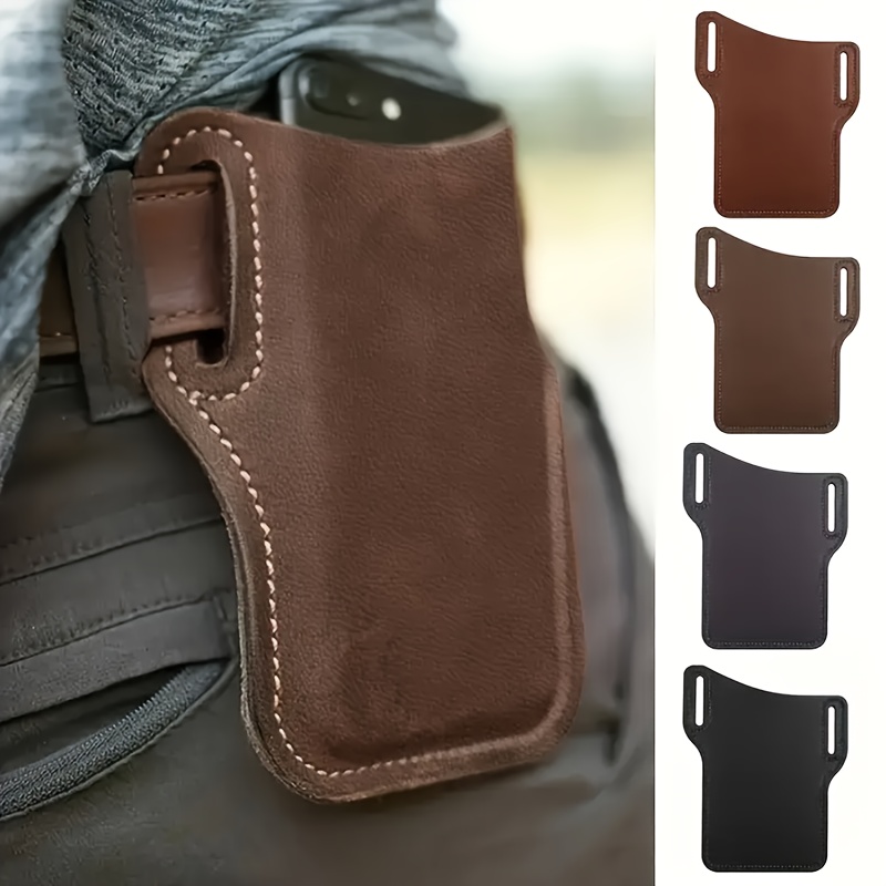 Saddle Bag Leather - Çok Amaçlı Spor Bel Çantası, Deri
