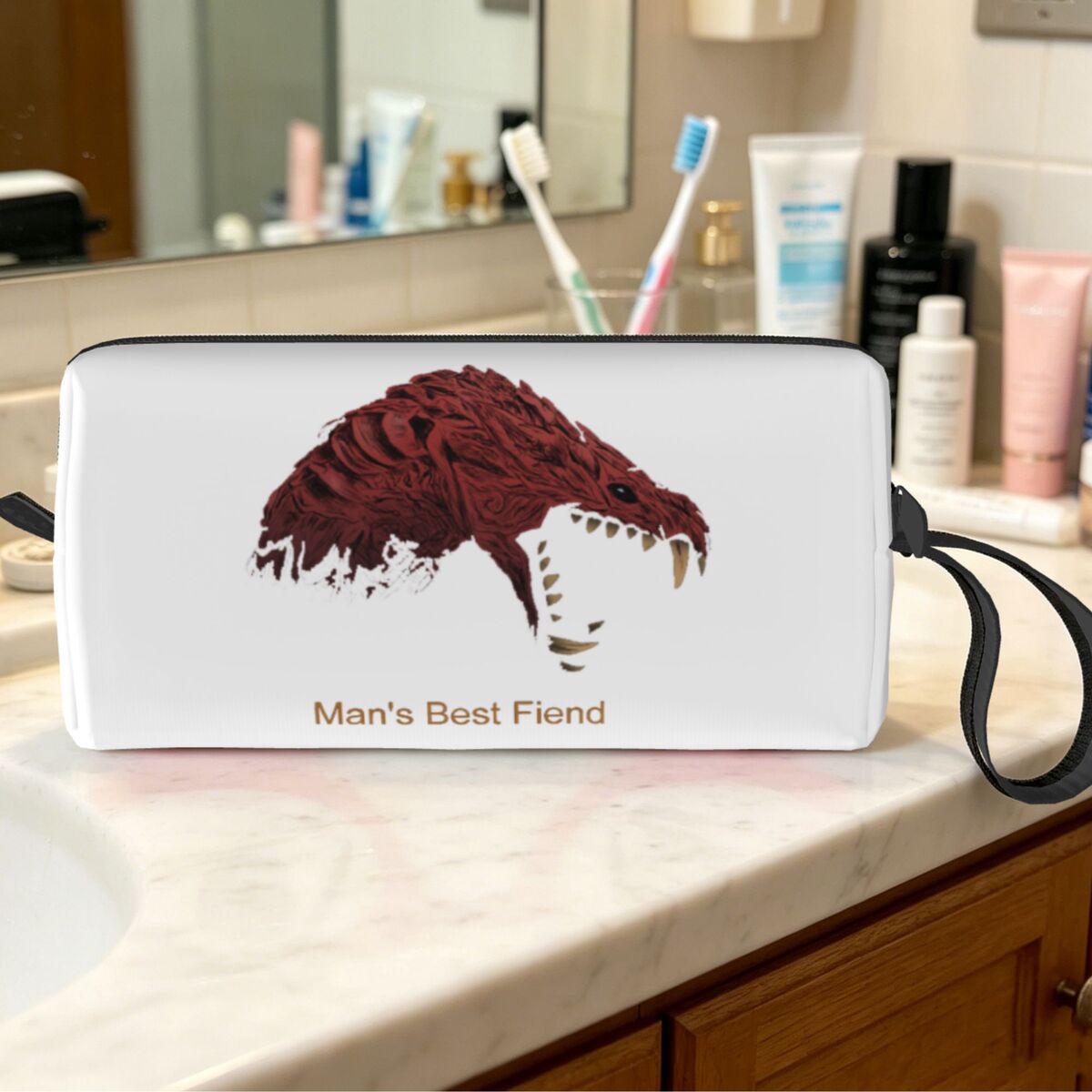 Women'S Best Bags For Travel - Odogaron Man's Best Fiend Makyaj Çantası