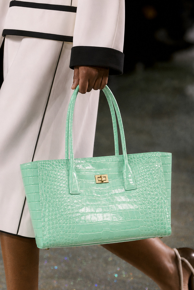 Women Hand Bags For Office - SHELKSBAG Parlak Timsah Desenli Tote Çanta