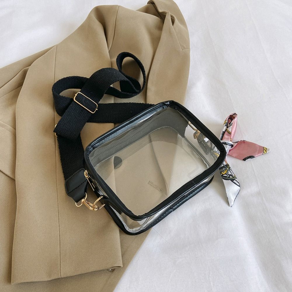 Şeffaf Jöle Çapraz Askılı Çant - Jelly Bag Clear Pvc incelemesi ve fiyatı