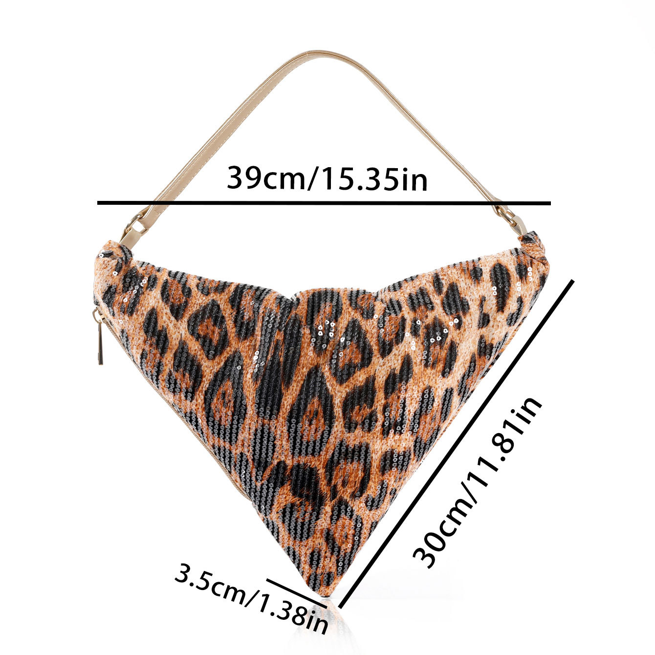 Leopar desenli hilal çanta omu - Women Bags In Trend incelemesi ve fiyatı