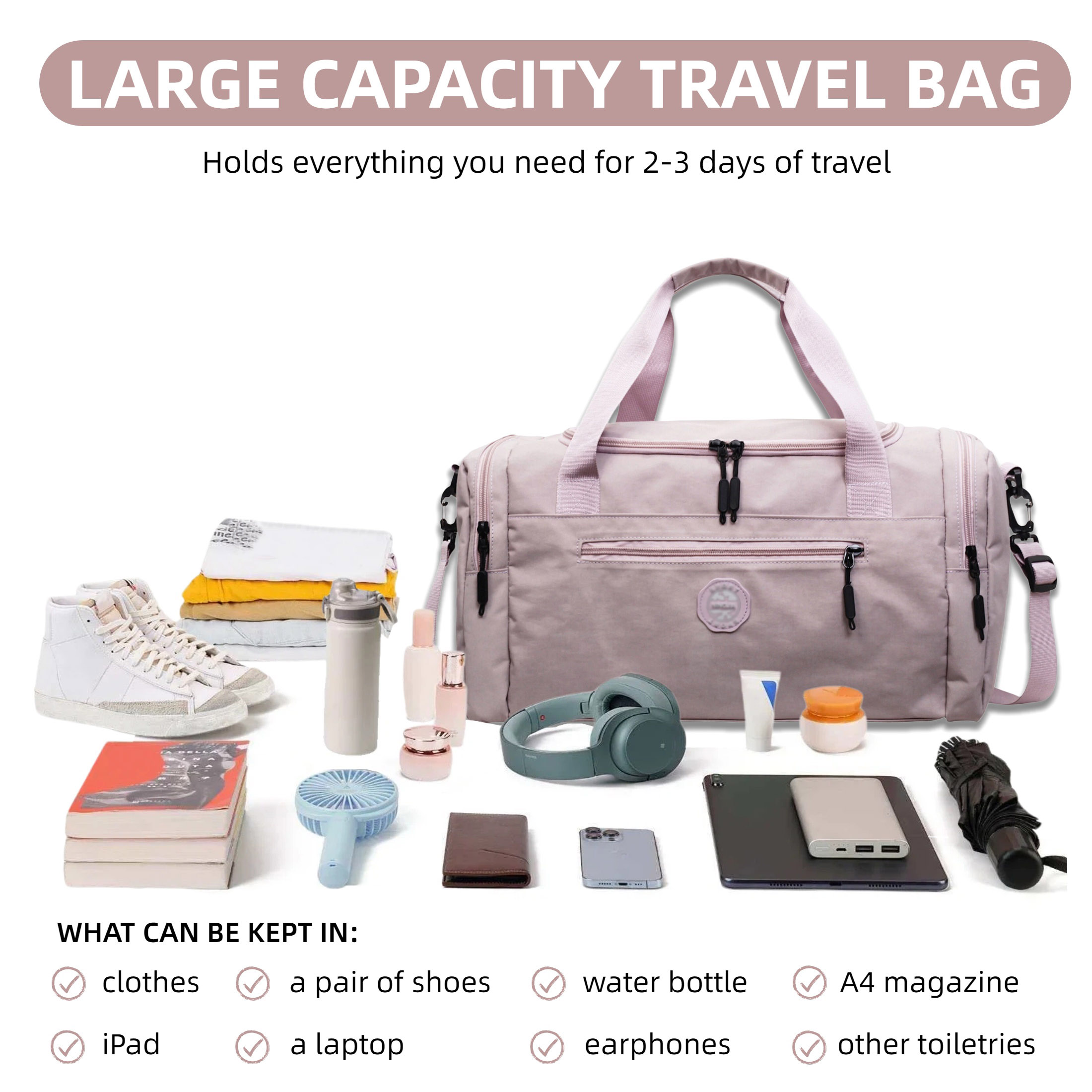 Büyük Kapasiteli Hafta Sonu Se - Women'S Yoga Bags incelemesi ve fiyatı
