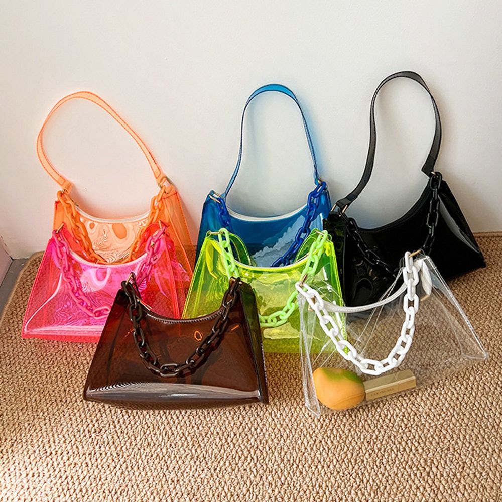 Moda bayanlar jöle çanta PVC ş - Jelly Bag Clear Pvc incelemesi ve fiyatı