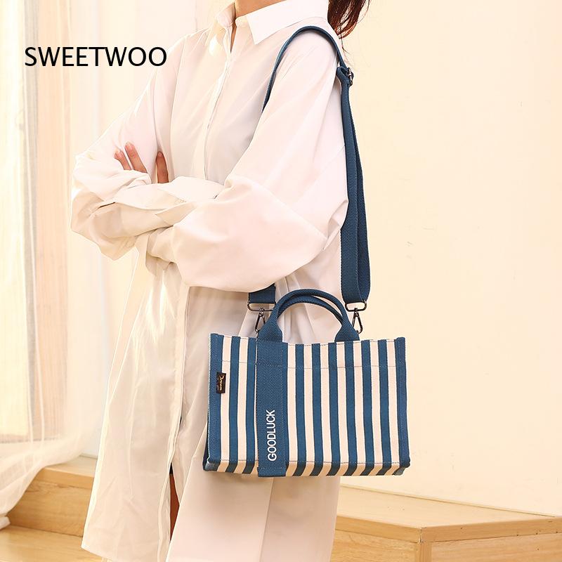 2026 Dikey Çizgili Kanvas Küçü - Women Hand Bags For Office incelemesi ve fiyatı